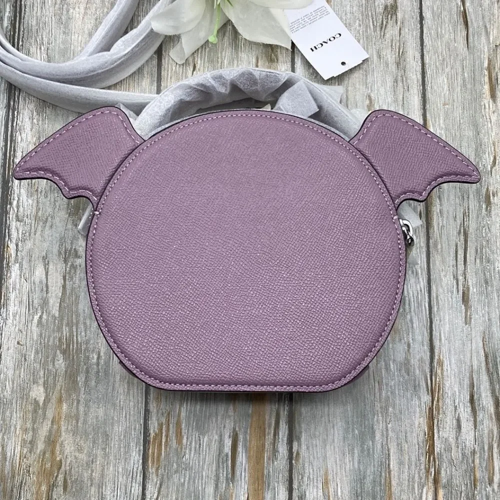 Canteen Crossbody Bag With Halloween Bat Bag Purse